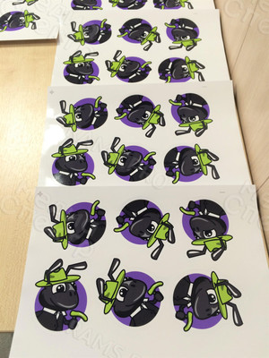 Наклейки фигурные на упаковки с муравьиными фермами «Мистер Ант» — фото 10