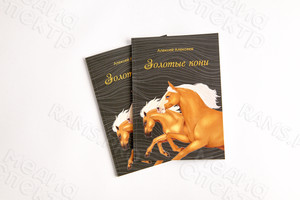 Книга сборник стихов «Золотые кони», мягкая обложка, формат А5 — фото 4