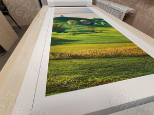 Модульные картина на холсте 4 шт. 52х112см «Зеленые горы» — фото 10