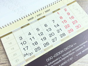 Календарь А4 настенный квартальный 2021 — фото 9