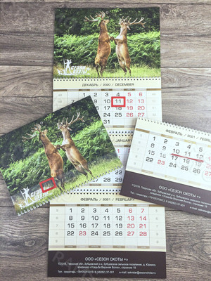 Календарь А4 настенный квартальный 2021 — фото 3