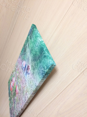 Фотокартина на холсте 30х50см «Собака и три гриба» — фото 3