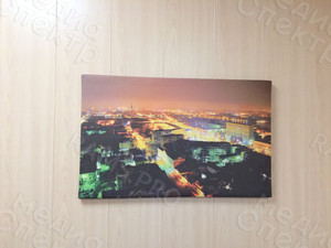 Фотокартина на холсте 80х50см «Ночная Тверь» — фото 3