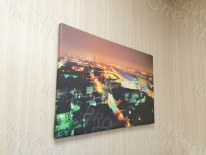 Фотокартина на холсте 80х50см «Ночная Тверь» — фото 1