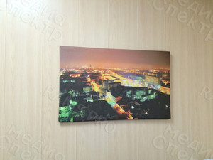 Фотокартина на холсте 80х50см «Ночная Тверь» — фото 2
