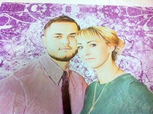 Фотокартина в стиле дрим-арт на холсте 40х50см «Пара» — фото 2