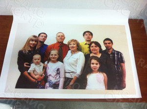 Фотокартина на холсте 80х50см «Наша семья» — фото 1