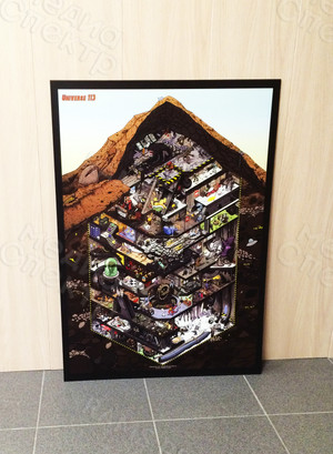 Постер-картина в багетной раме 60х84см «Космос» — фото 1