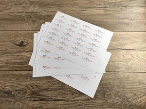 Наклейки на кубки для детского клуба «Мальвина» — фото 4