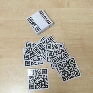 Наклейки на автомобиль Toyota «Шиномонтаж, заправка кондиционеров» с QR-кодом — фото 3