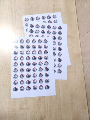 Наклейки с логотипом языкового центра «COOL SCHOOL» — фото 3