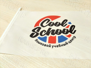 Флажки настольные с логотипом ЯЦ «COOL SCHOOL» — фото 4