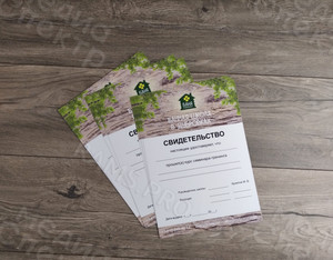 Свидетельство А4 «Банная школа в Дубровках» — фото 1