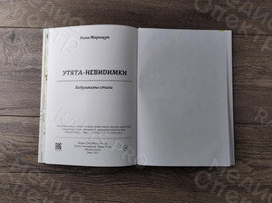 Книга стихов для детей «Утята-невидимки» формат А4, твердая обложка — фото 10