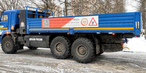 Рекламные щиты на борта грузовика автошколы «ДОСААФ» Тверь — фото 2