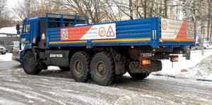 Рекламные щиты на борта грузовика автошколы «ДОСААФ» Тверь — фото 3