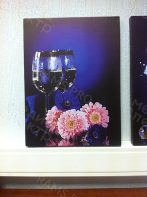 Модульные картины на холстах 3шт 30х40см «Бокалы» — фото 2