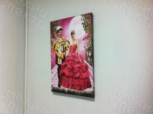 Фотокартина-монтаж на холсте 40х60см «Подарок родителям» — фото 2