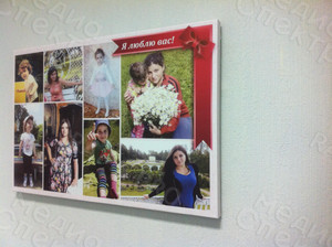 Фотокартина-коллаж на холсте 60х40см — фото 2