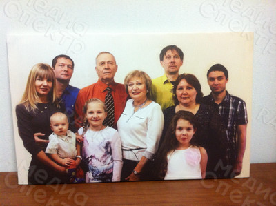 Фото на холсте «Семья» — фото