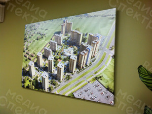 Фотокартина на холсте 120х80см Генплан «Брусилово» — фото 1