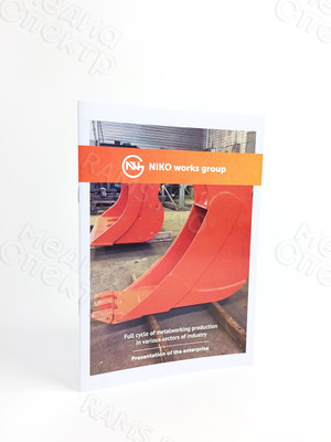 Презентация производственной компании «NIKO works group» буклет А5 на английском языке — фото 2
