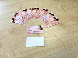 Визитка для салона красоты — фото 1