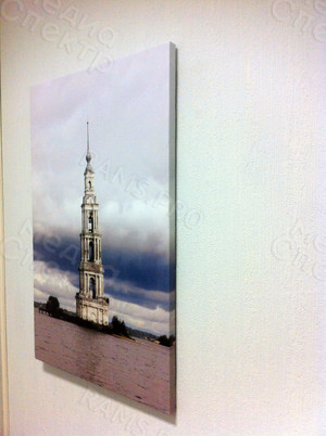 Фотокартина на холсте 50х77см «Колокольня г. Калязин» — фото 2