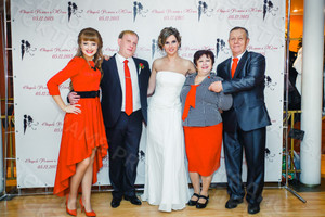 Press Wall 3х2.2м на свадьбу Роману и Юлии — фото 2