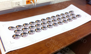 Наклейка круг 65мм «Вероника» — фото 2